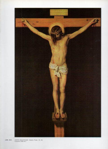 LAMINA V47143: Cristo crucificado por Velazquez