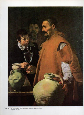 LAMINA V47139: El aguador de Sevilla por Velazquez