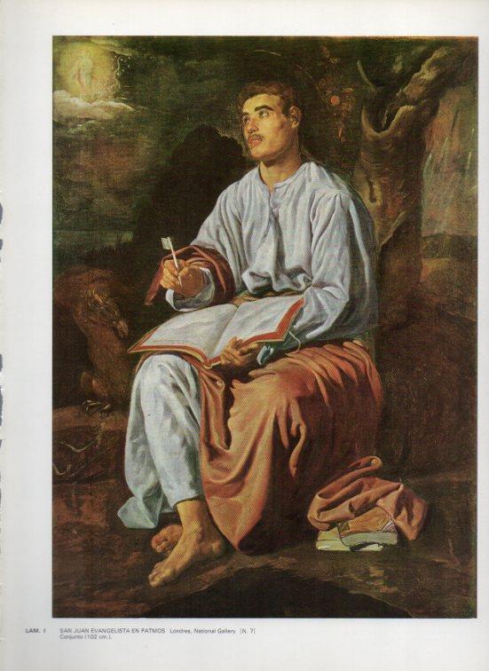 LAMINA V47135: San Juan Evangelista en Patmos por Velazquez