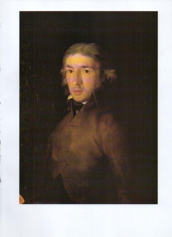LAMINA V47109: Leandro Fernandez de Moratin por Goya