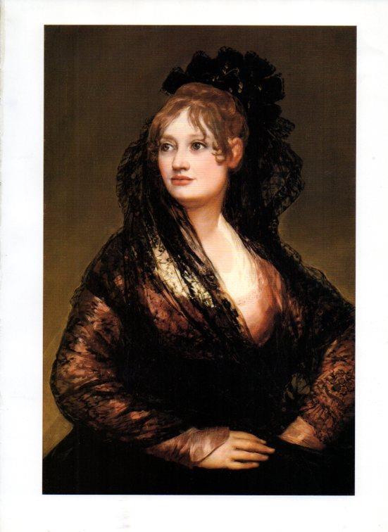 LAMINA V47108: Isabel Lobo de Porcel por Goya