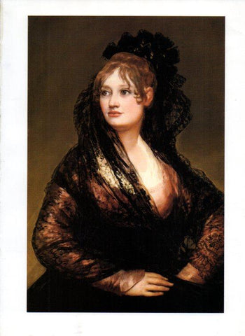 LAMINA V47108: Isabel Lobo de Porcel por Goya
