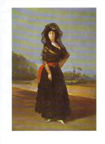 LAMINA V47080: Maria del Pilar T. Cayetana de Silva, duquesa de Alba por Goya