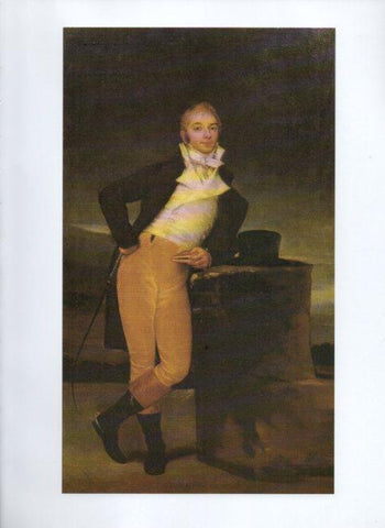 LAMINA V47086: Jose M. Magallon, marques de San Adrian por Goya