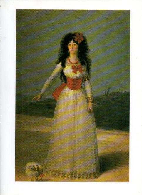 LAMINA V47075: Maria Teresa Cayetana de Silva duquesa de Alba por Goya