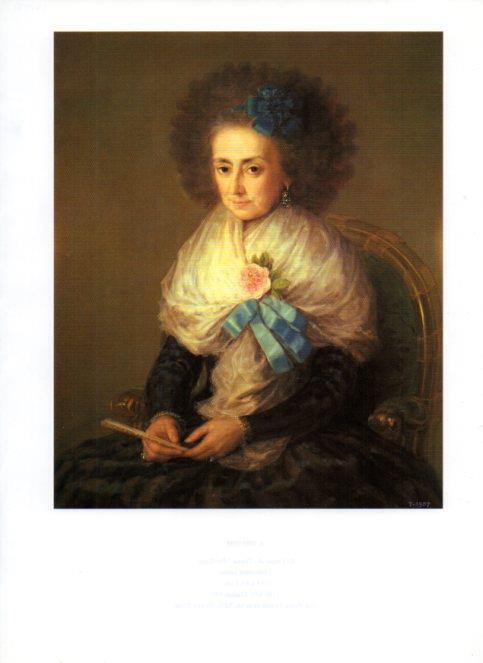 LAMINA V47077: Maria A. Gonzaga Caracciolo, marquesa de Villafranca por Goya