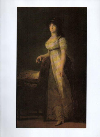 LAMINA V47089: Maria G. Palafox y Portocarrero, marquesa de Lazan por Goya