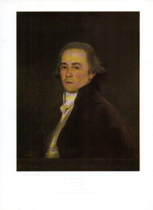 LAMINA V47099: Juan Antonio Melendez Valdes por Goya