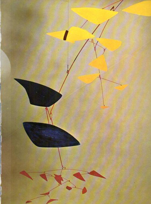 LAMINA V48014: Vuelo de pajaros por Alexander Calder, mobile