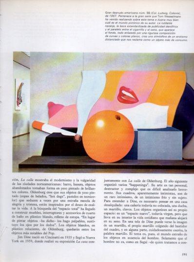 LAMINA V48108: Gran desnudo americano num 98 por T. Wesselmann