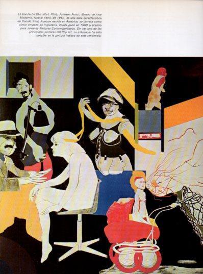 LAMINA V48110: La banda de Ohio por Ronald Kitaj