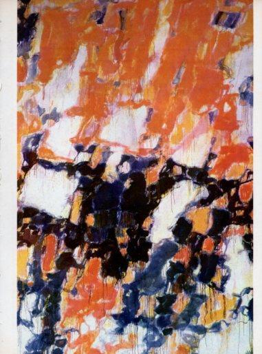 LAMINA V48090: Pintura de 1956 por Sam Francis