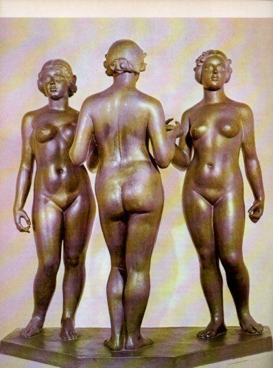 LAMINA V48118: Las tres Gracias por Aristide Maillol