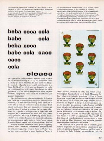LAMINA V48147: Poesia visual por Decio Pignatari y España por Joan Brossa