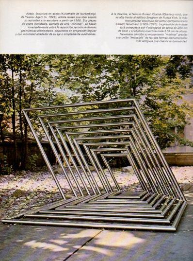 LAMINA V48148: Escultura en acero por Yaacov Agam