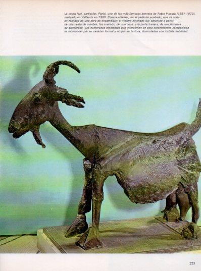 LAMINA V48124: La cabra por Picasso