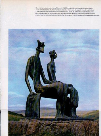 LAMINA V48131: Rey y reina por Henry Moore