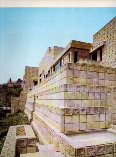 LAMINA V48041: Charles Ennis House en Los Angeles por F. Lloyd Wright