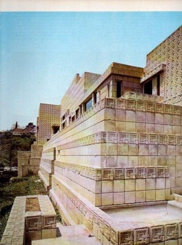 LAMINA V48041: Charles Ennis House en Los Angeles por F. Lloyd Wright