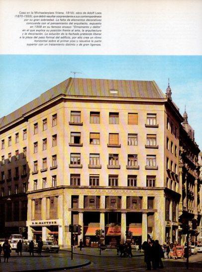 LAMINA V48038: Casa en la Michaelerplatz en Viena por Adolf Loos