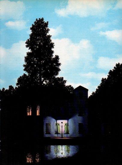 LAMINA V48030: El imperio de la luz por Rene Magritte