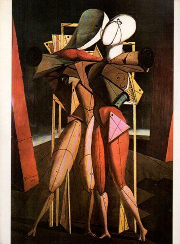LAMINA V48016: Hector y Andromaca por Giorgio de Chirico