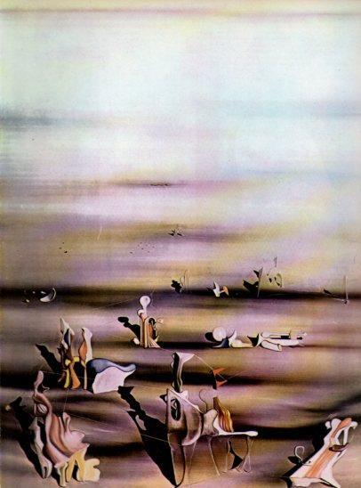 LAMINA V48027: El tiempo amueblado por Yves Tanguy