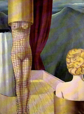 LAMINA V48028: Las complices del mago por Rene Magritte