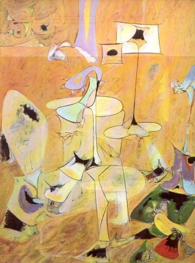LAMINA V48076: Los esponsales II por Arshile Gorky