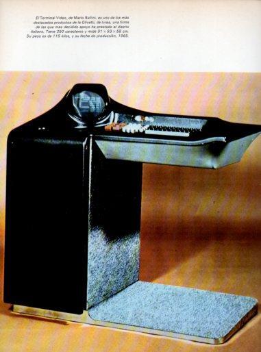 LAMINA V48066: El Terminal Video de Mario Bellini de Olivetti