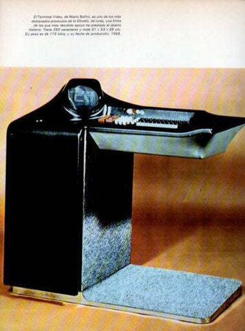 LAMINA V48066: El Terminal Video de Mario Bellini de Olivetti
