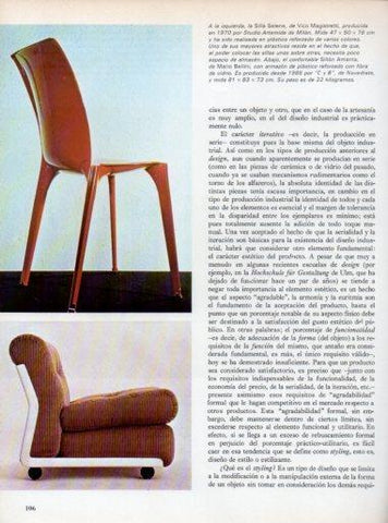 LAMINA V48065: Silla Selene por V. Magistretti y Sillon Amanta por M. Bellini