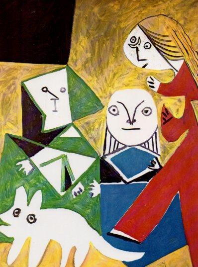 LAMINA V48154: Las Meninas por Picasso