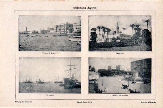 LAMINA V47567: Vistas de Alejandria, Egipto