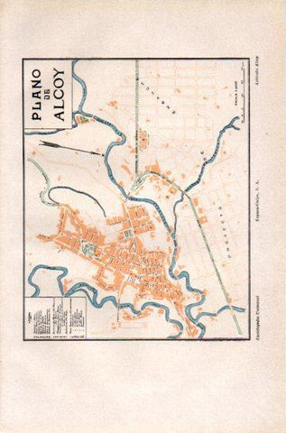 LAMINA V47562: Plano de Alcoy, Valencia