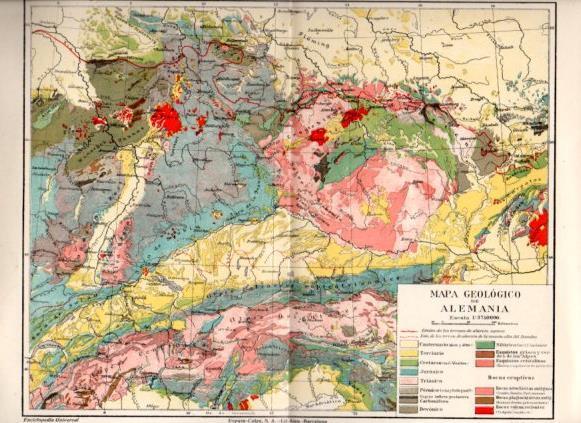 LAMINA V47592: Mapa geologico de Alemania