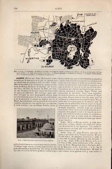 LAMINA V47580: Plano de Alepo, Siria