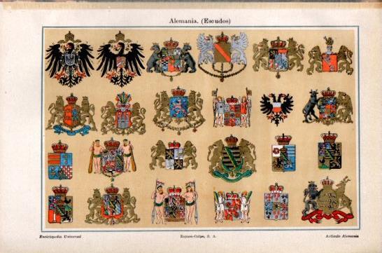 LAMINA V47576: Escudos de Alemania