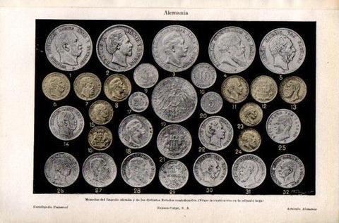 LAMINA V47575: Monedas del Imperio de Alemania