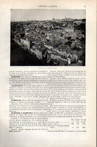 LAMINA V47517: Vista del Albaicin, Granada