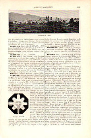 LAMINA V47523: Vista general de Albenga