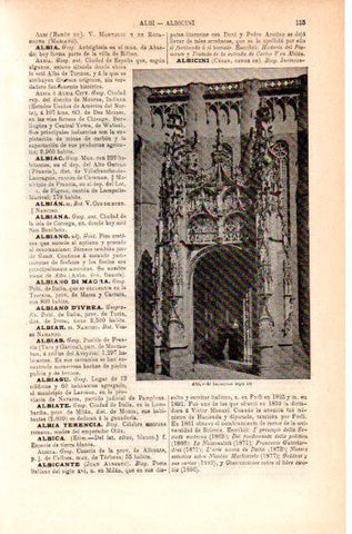 LAMINA V47534: El Baldaquino en Albi, Francia