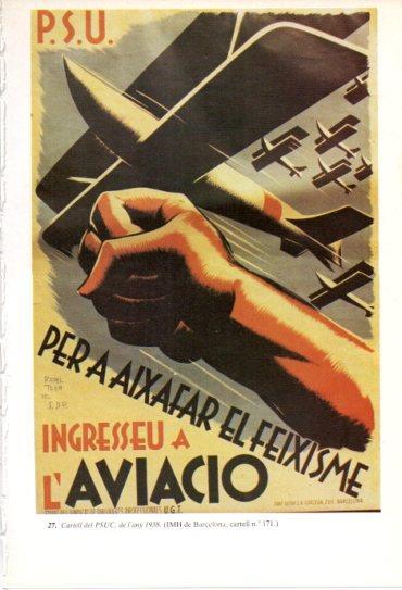 LAMINA V47691: Cartell ingresseu a l'aviacio 1938 Guerra Civil