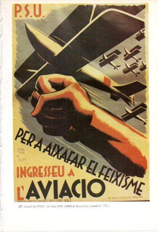LAMINA V47691: Cartell ingresseu a l'aviacio 1938 Guerra Civil