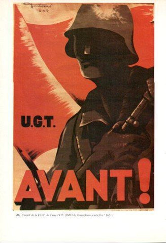 LAMINA V47687: Cartell UGT avant any 1937 Guerra Civil