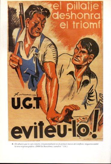LAMINA V47677: Cartell el pillatje deshonra el triomf, Guerra Civil