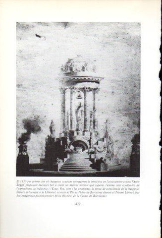 LAMINA V47644: Temple de la Llibertat, Pla de Palau Barcelona dibuix