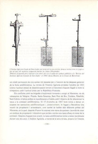 LAMINA V47617: Aparells per a injectar a les arrels del cep sulfur, dibuixos