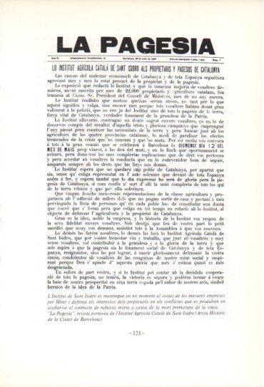 LAMINA V47616: Revista La Pagesia