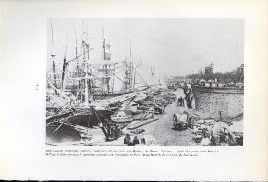 LAMINA V47639: Moll de la Barceloneta segle XIX